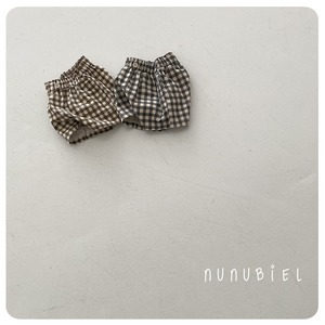 【即納】nunubiel / (kids)check pants