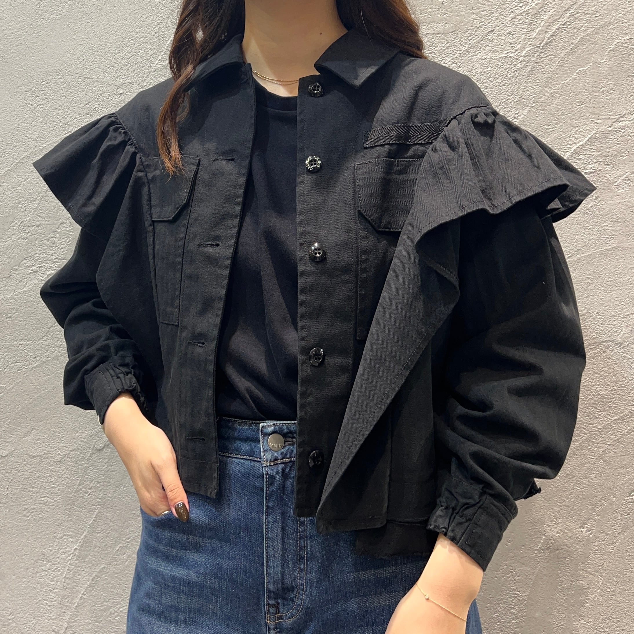 USU GALLERY/ミリタリーフリルジャケット | 20ーtwentyー USU GALLERY/ミリタリーフリルジャケット | 20ーtwentyー