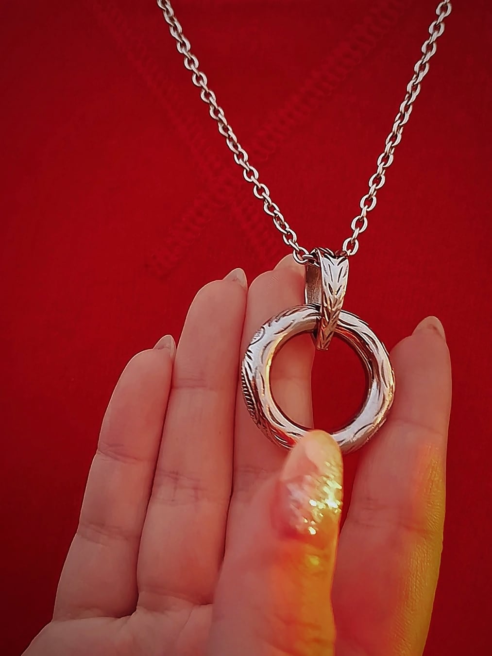 Eternal Lei Wave Scroll Necklace – ハワイアンジュエリー ネックレス