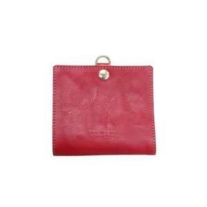 レザーマスクカバー小(レッド)【HASAMU】 不織布マスク用 裏生地仕様 LeCoeur