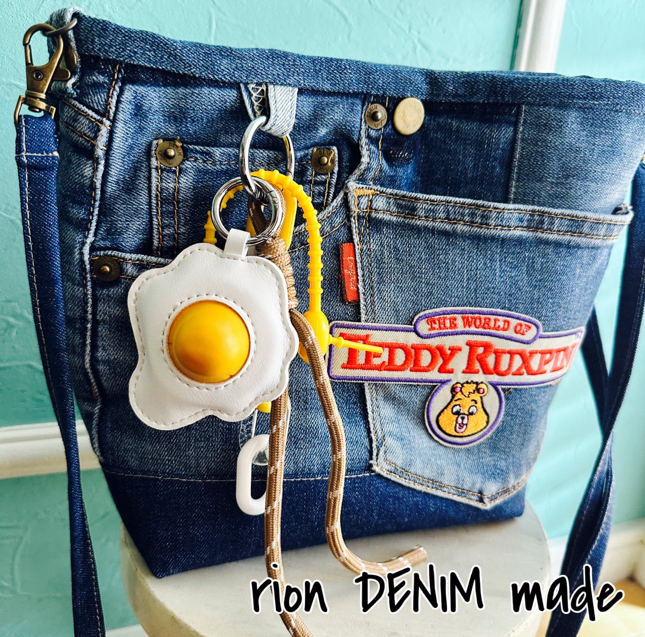 フリルショルダーウォレット デニム | riondenim
