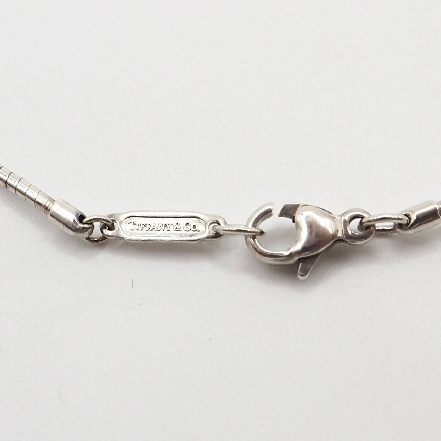 Tiffany&Co. ピアスドクロス ネックレス シルバー925. ティファニー