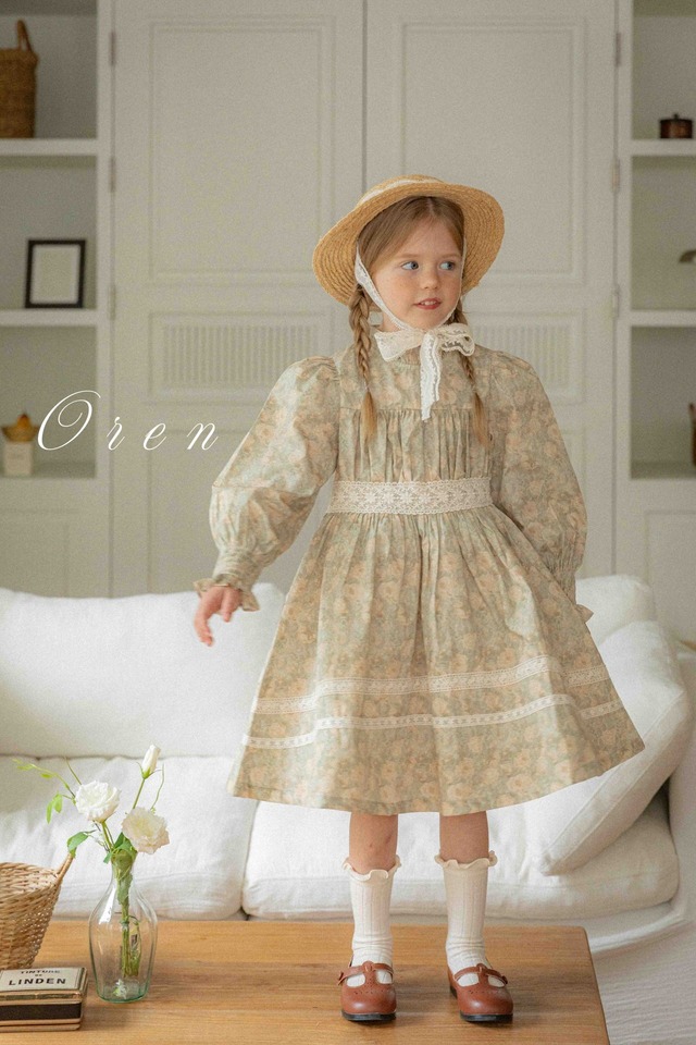 【即納】<OREN>  Fleurin flower dress