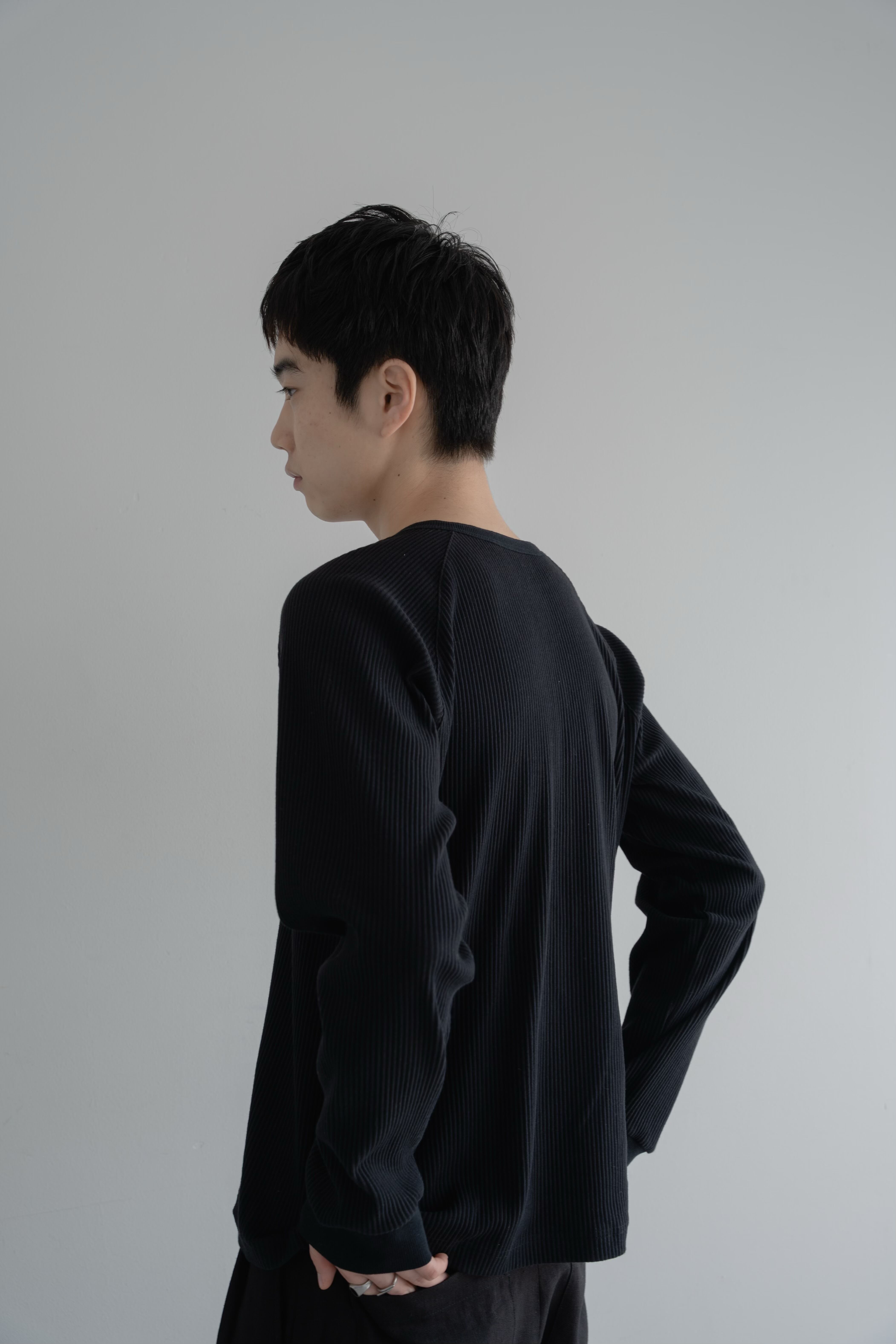 raglan henry neck T | philme