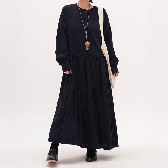 ウエストギャザーワンピース　　233122