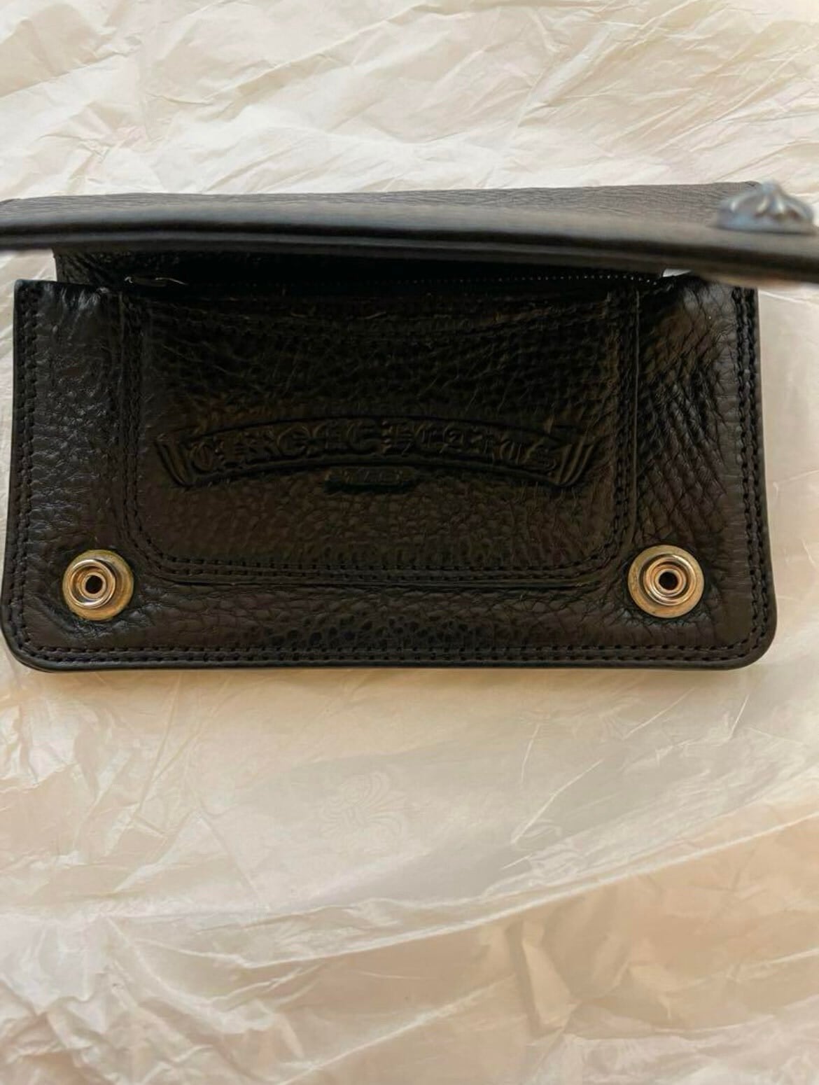 CHROME HEARTS クロムハーツ 折り財布 1zip クロスボタン | chromehearts