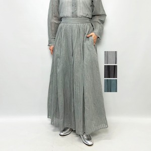 MARILYN MOON マリリンムーン sheer velour flare skirt 4263-103 2026秋冬新作 [送料無料]