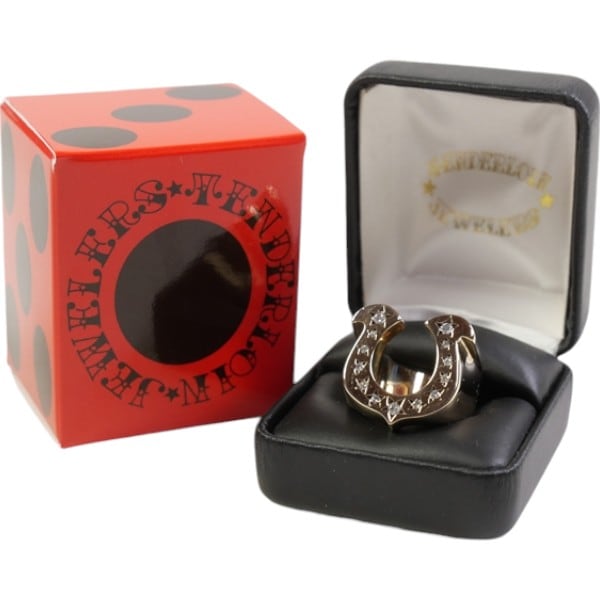 Size【13号】 TENDERLOIN テンダーロイン H.S RING GOLD/STONE ホース