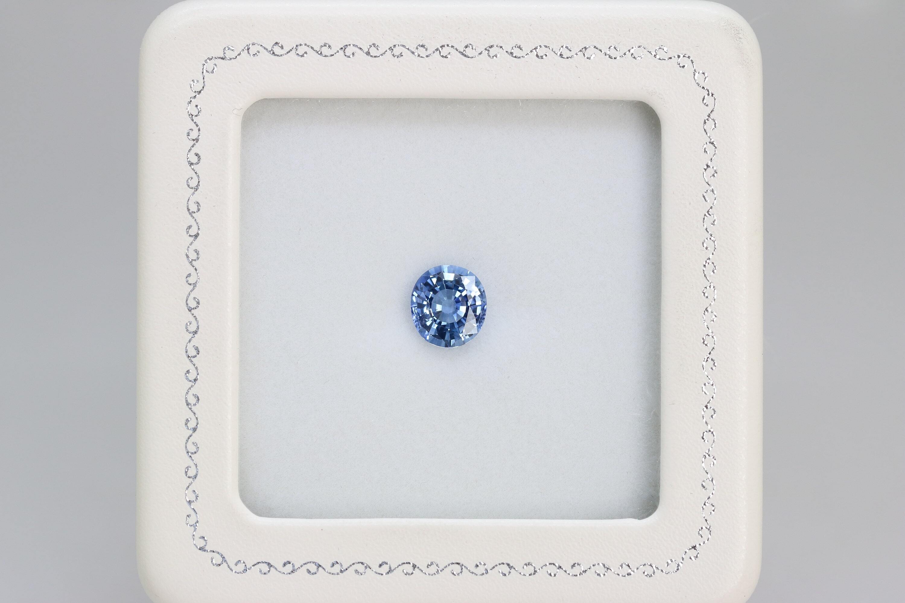 1円～ジュエリーマキ 良質天然ブルーサファイア1.31ct＆ダイヤモンド