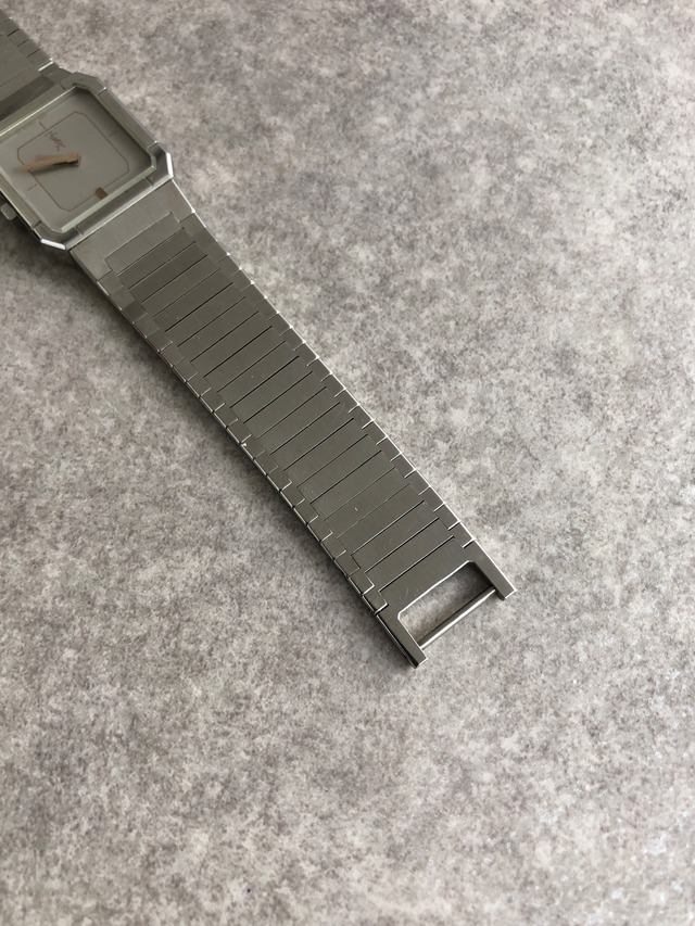 Yves Saint Laurent イヴ・サンローラン 腕時計 シルバー ステンレススチール 4-108019TA vintage ヴィンテージ オールド pg8xvz