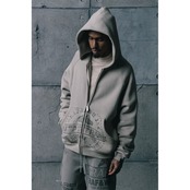 ストリート 裏起毛 GRAF&WU AK47天使 ジップパーカー T1176