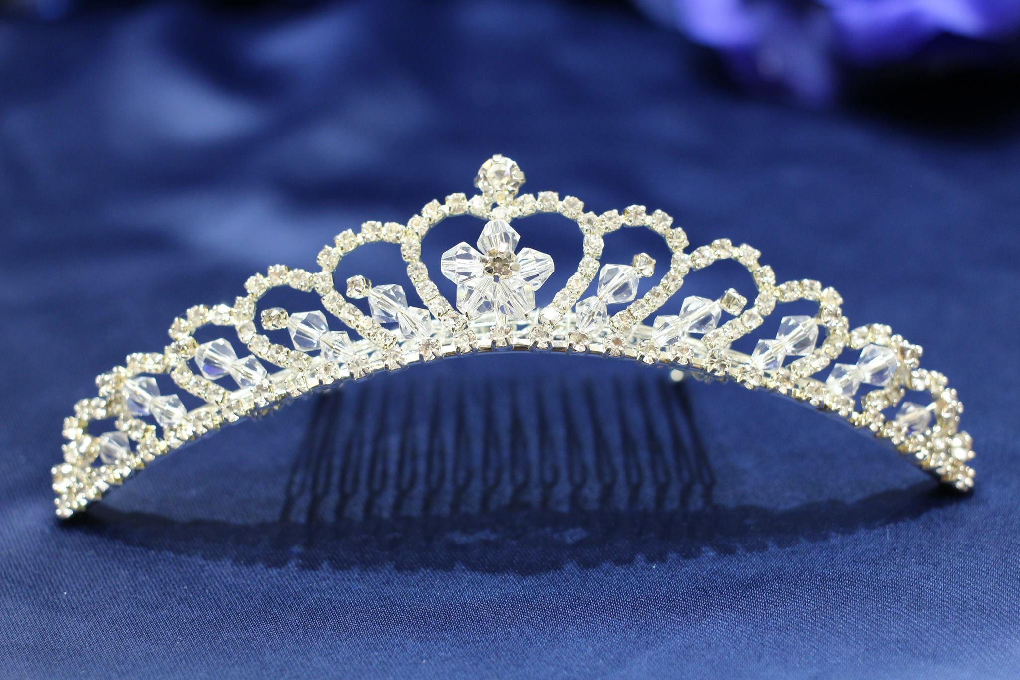 クリスタルティアラ～(コームタイプのウェディングティアラ) (tt0025