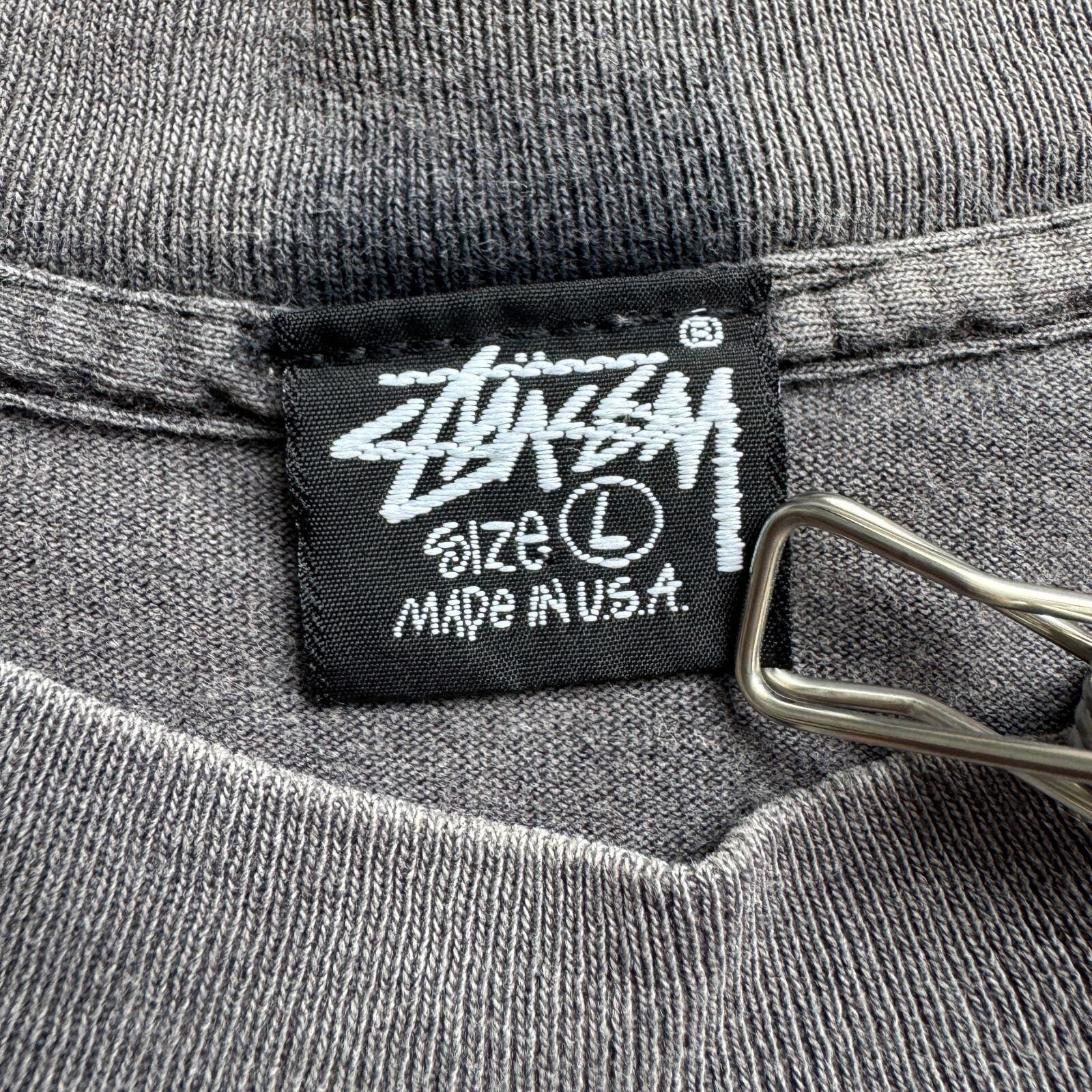 80s - 90s stussy 初期 黒タグ 
