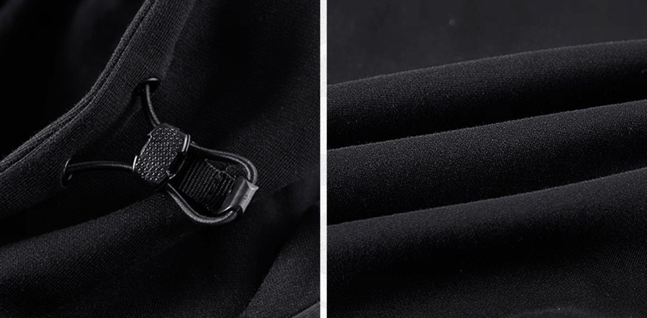 VIP フェイクツーピース マルチポケットパーカー