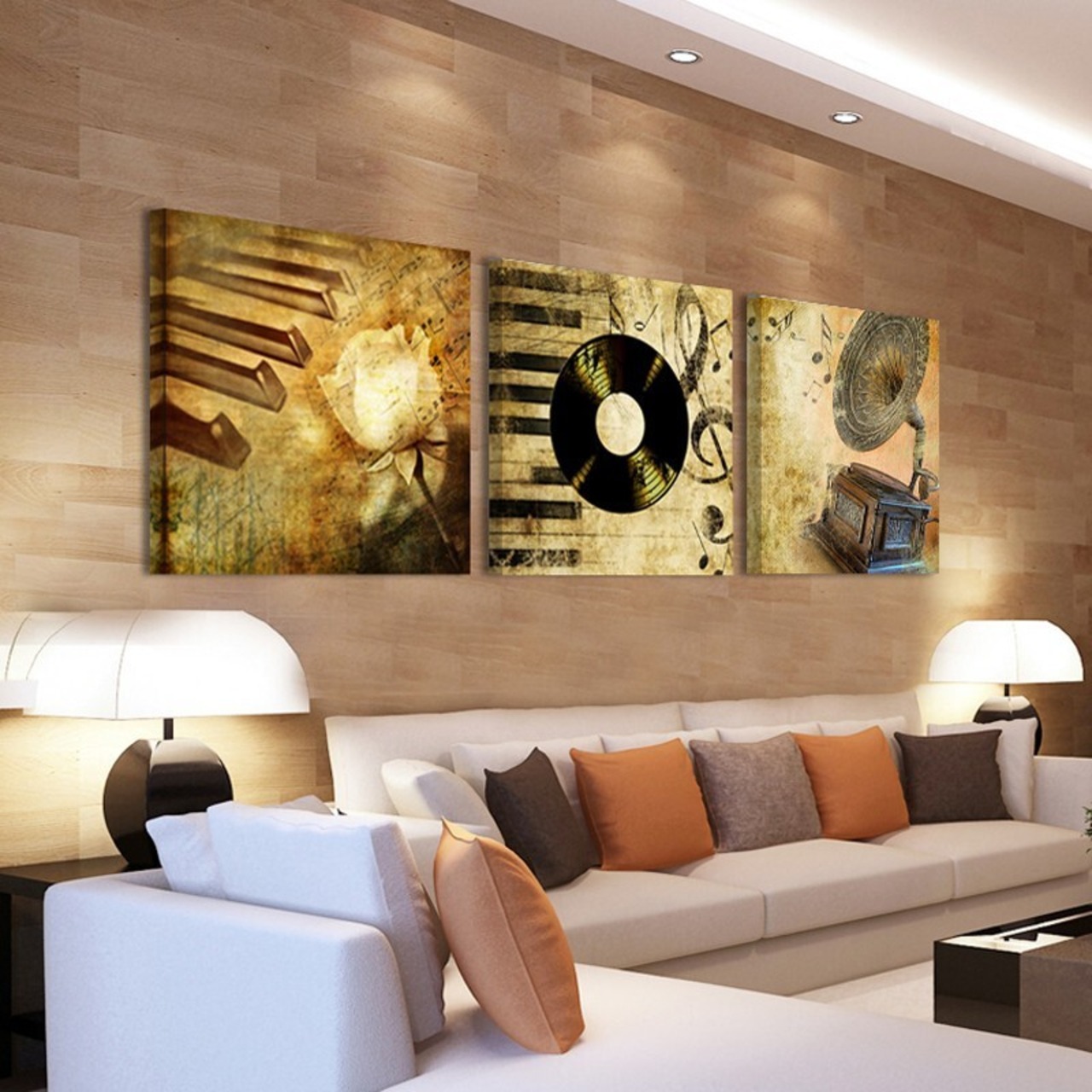 絵画/アートパネル/インテリア/モダン/北欧/おしゃれ アートパネル 3枚セット