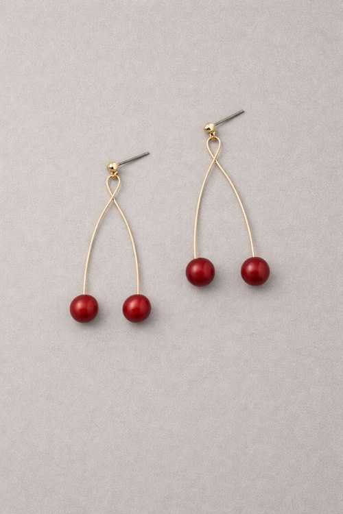 チェリードロップ ピアス