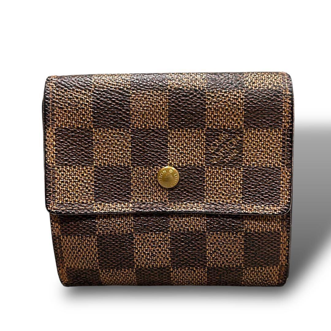 LOUIS VUITTON ヴィトン ダミエ Wホック 折り財布 コンパクト | BRAND