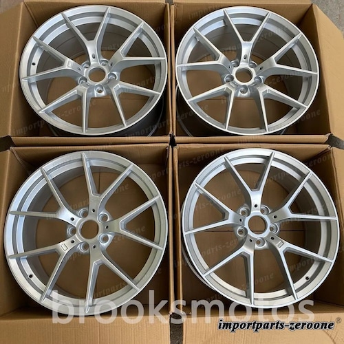 19インチ鍛造シルバースタイルホイール BMW F82 F83 M4 763 5x120 19x9/10 LI-1195