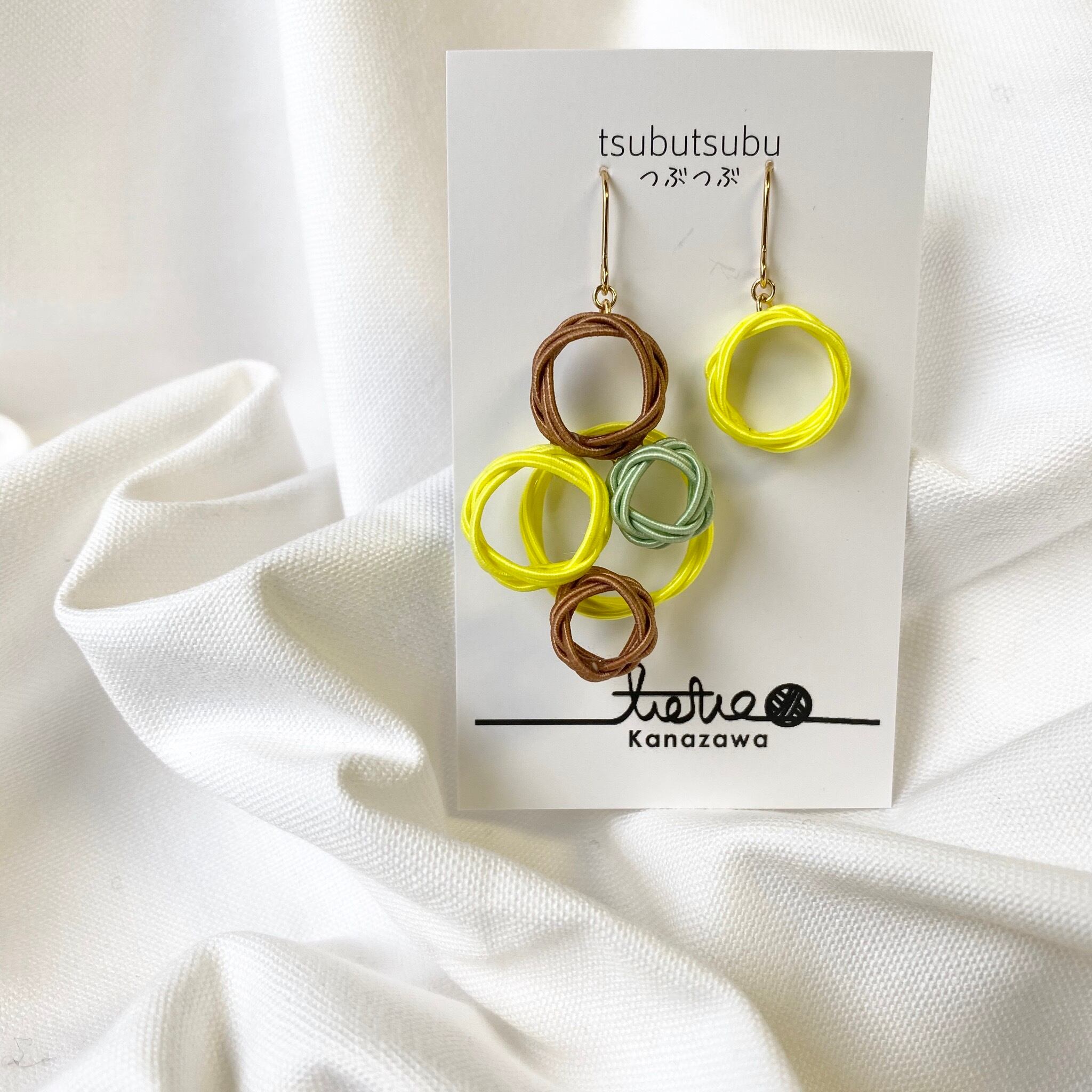 ゆあ★水引ピアス＆イヤリング45点 ac0219水引ピアス／イヤリング あわじダイヤA｜knotノット 加賀