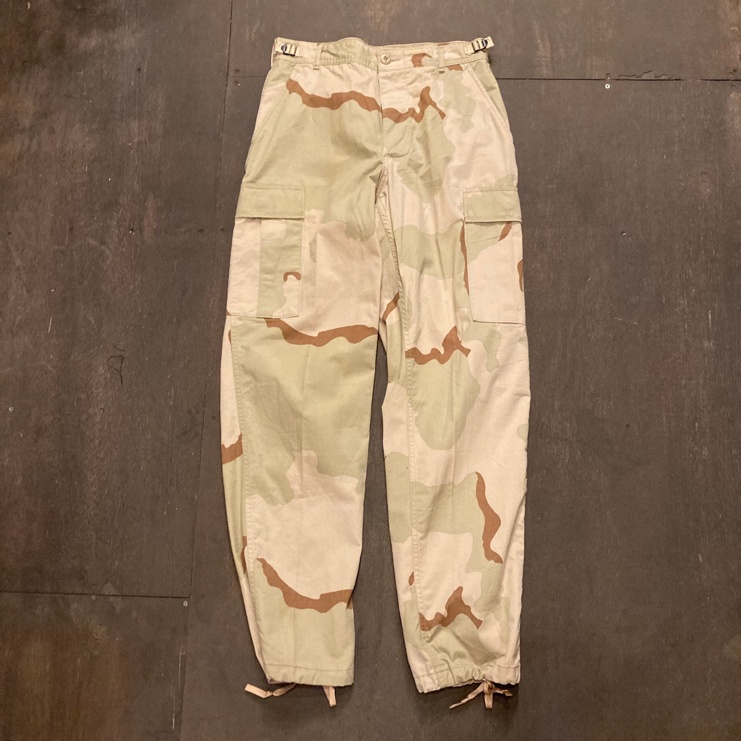 90s US Army 米軍 実物 3C デザートカモ 迷彩 カーゴパンツ リップス