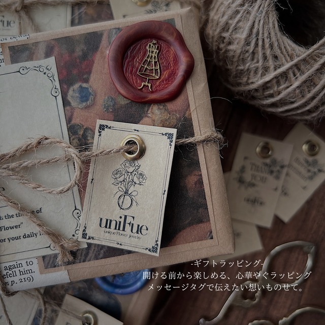 Silver999×Flower loop tie