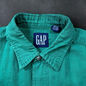 OLD GAP LINEN shirt L/S 90s リネンシャツ 古着