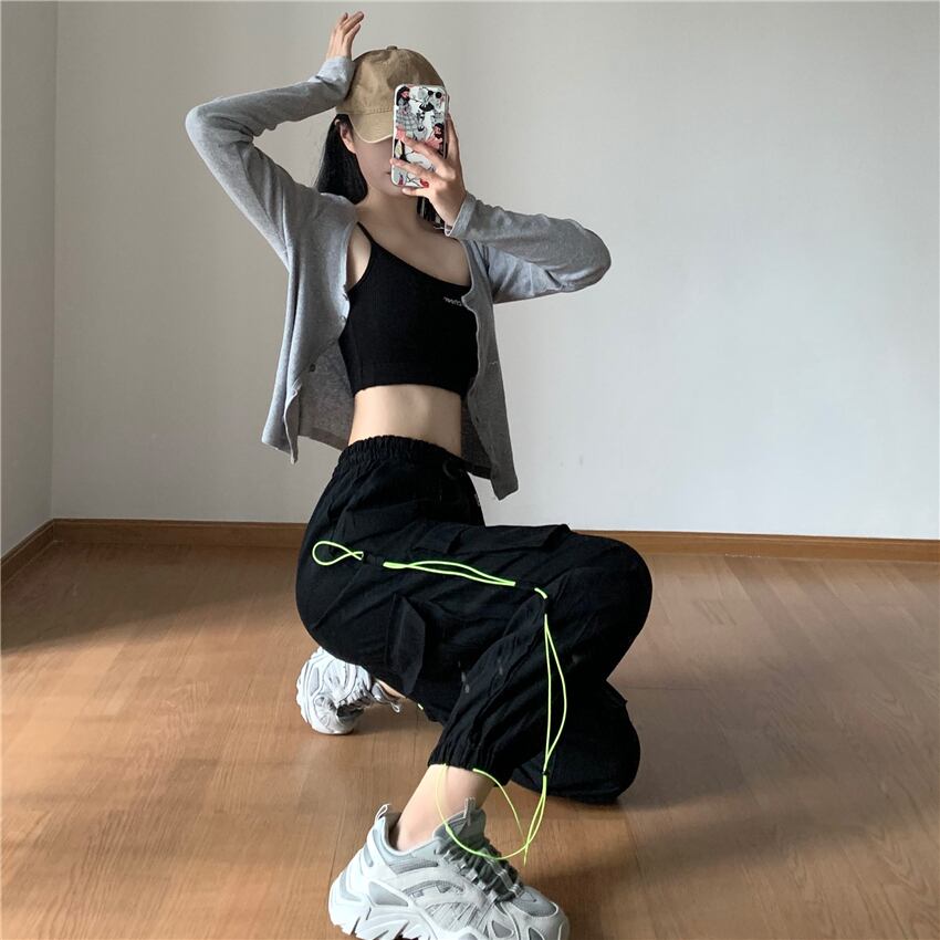 ギャザーオーバーオール レディースルーズカジュアルパンツ ポケット ケッペル93204646255