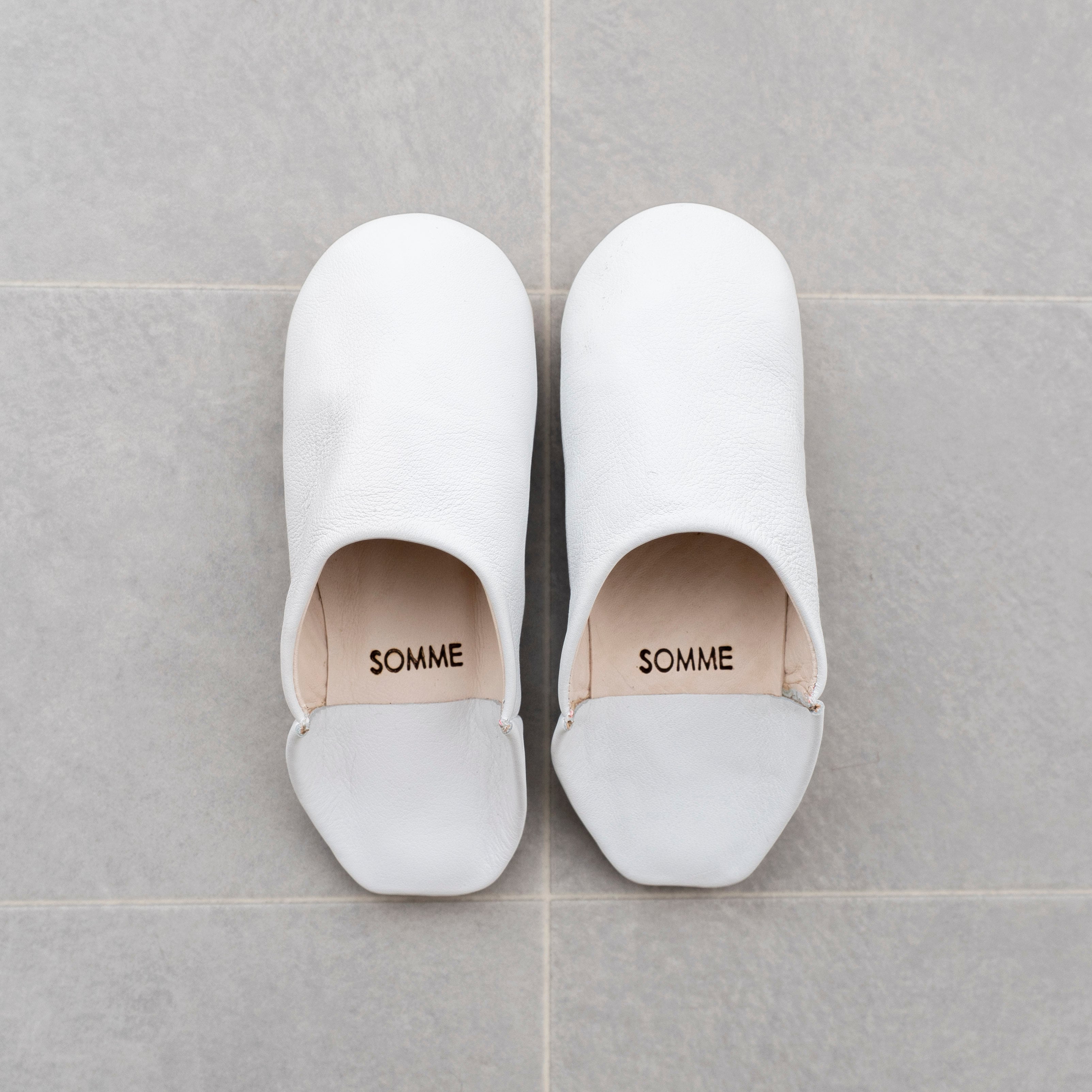 【OUTLET】SOMME / MODÈ バブーシュ "ホワイト”