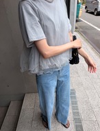 【26ss】Double-tulle Tops_2colors