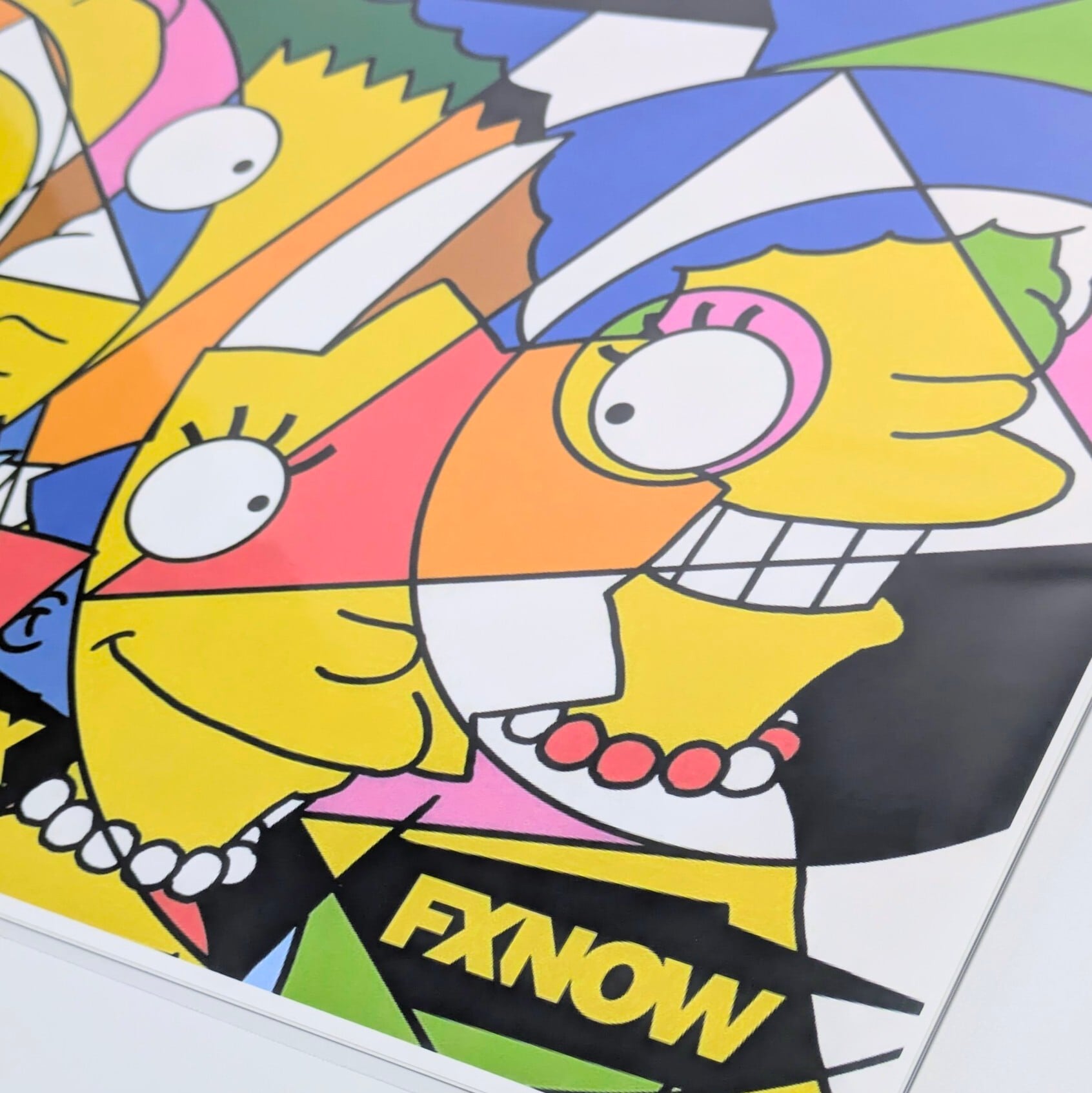 ♫ ちょうどいいB4ポスター ♫【 The Simpsons ( シンプソンズ ) 】『 Romero Britto Art 』〚アメリカン雑貨 アメトイ〛