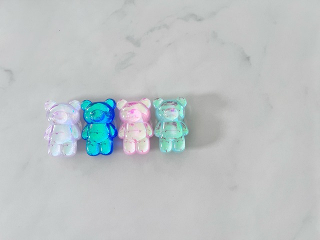 【 送料無料 】スマホグリップ 熊形 キラキラ スマホ iPhone Android スマホリング