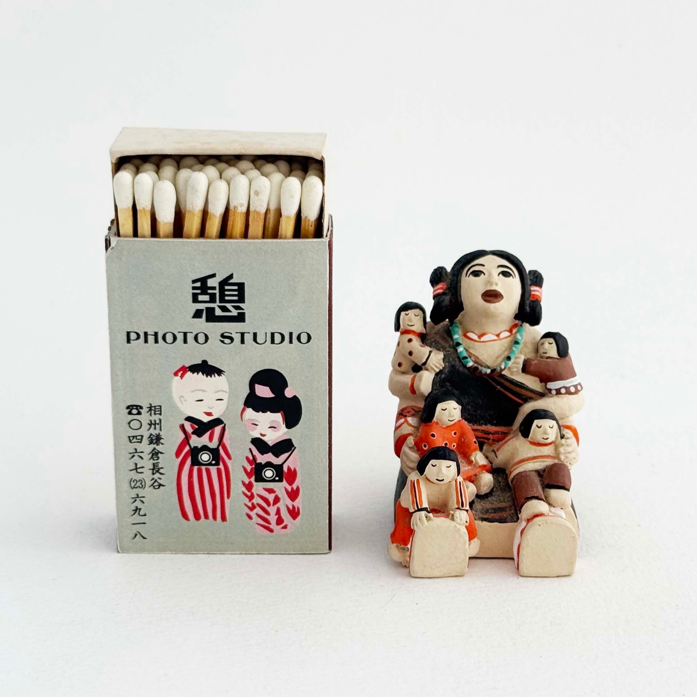 アメリカ先住民ストーリーテラー土人形（ホピ族）