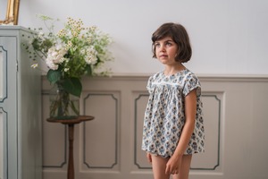 Organic Juno Blouse - Thistle Flora / Little Cotton Clothes