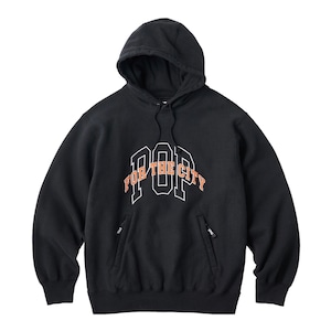 FTC & Pop Trading Company - COLLEGE PULLOVER HOODY BLACK