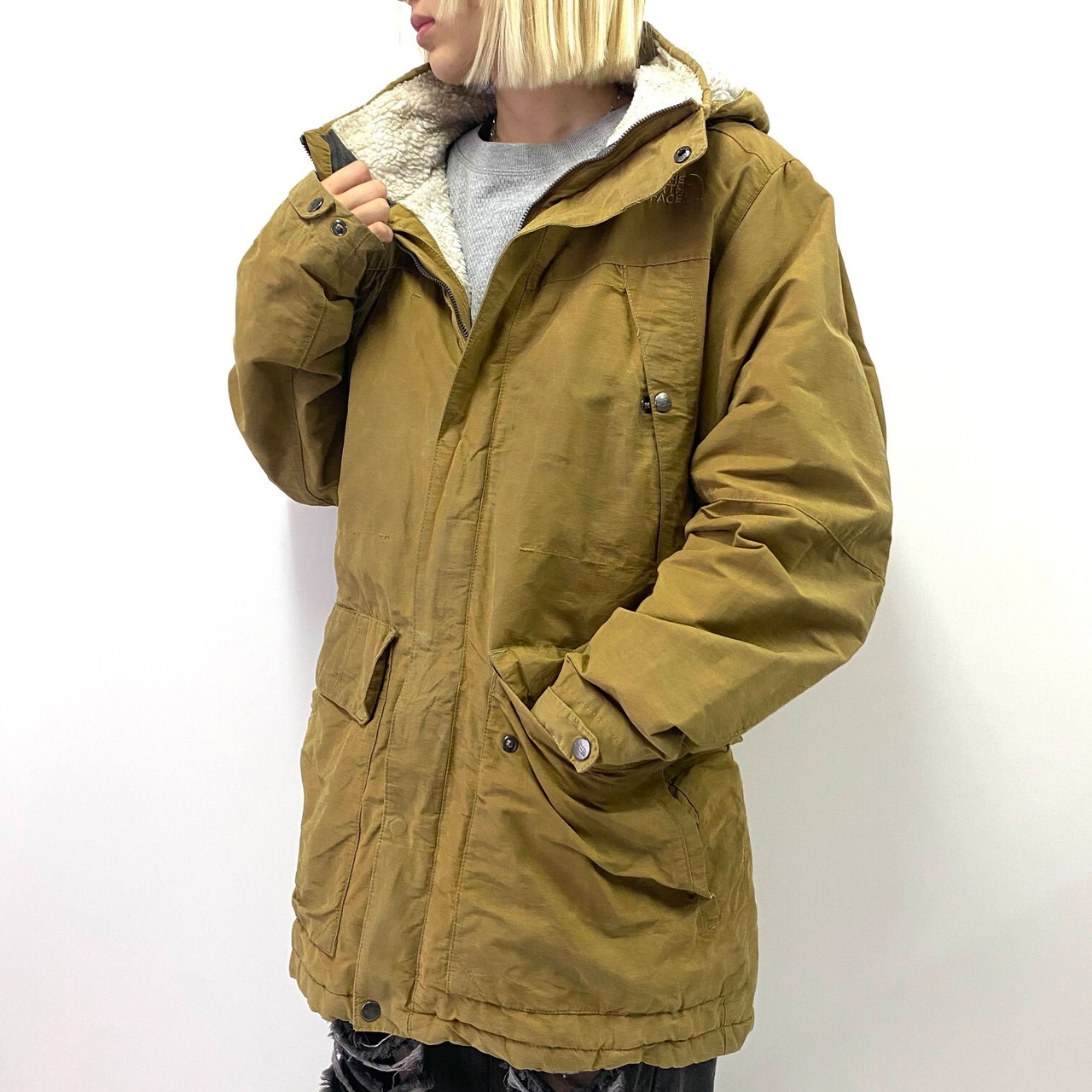 THE NORTH FACE ザ ノースフェイス 裏ボア マウンテンパーカー メンズM 
