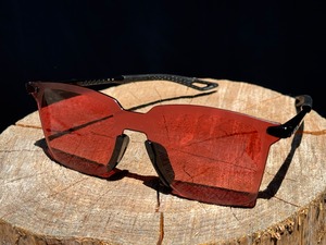 【100％】ワンハンドレッド　サングラス　LEGERE SQUARE  Red Gradient