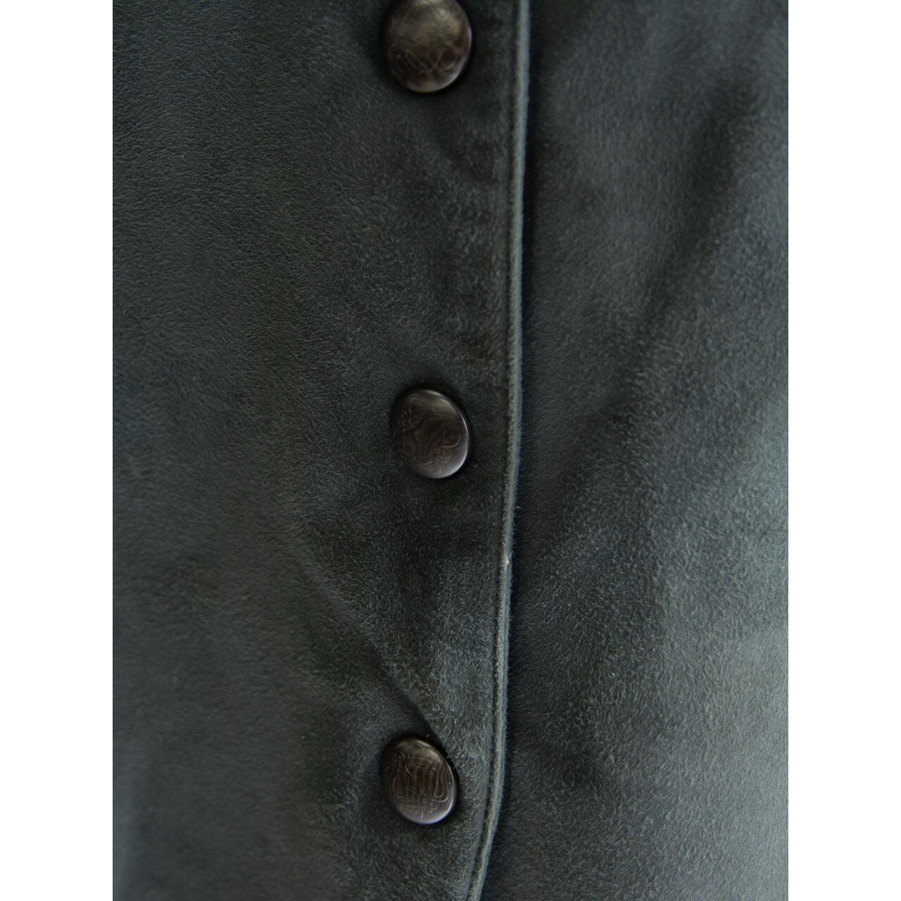 【LOEWE】Made in Spain Leather Skirt（ロエベ  スペイン製 レザースカート）