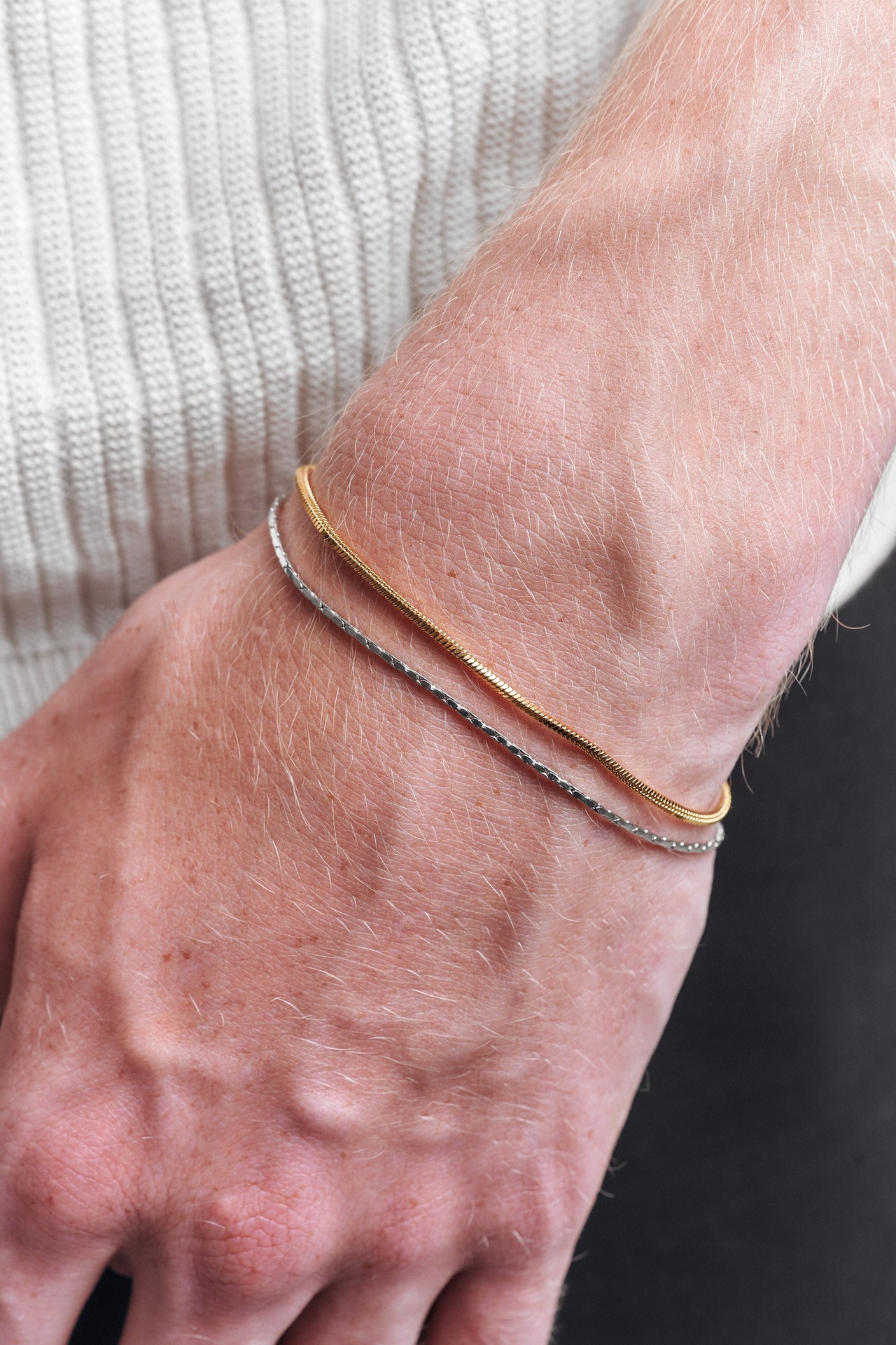 【Wire Skin Bracelet】/ SILVER