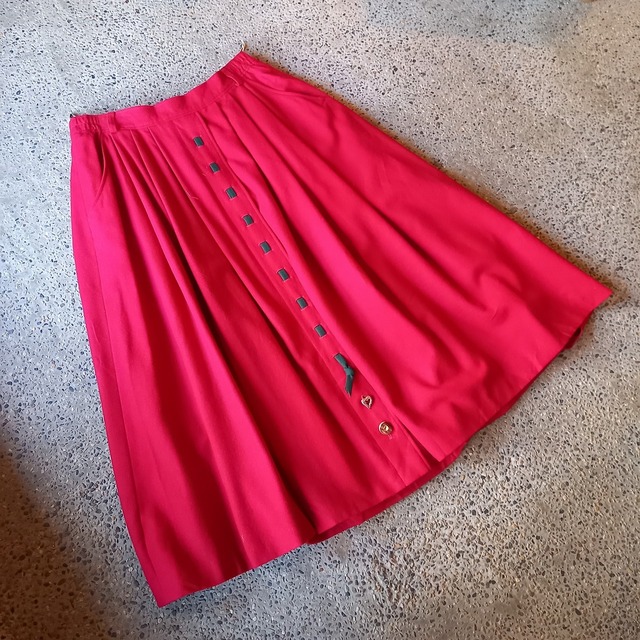 ウール混 チロリアンスカート used [202025]