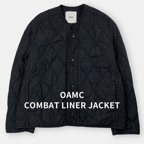 OAMC 20AW Combat Liner Quilting Jacket オーエーエムシー キルティングジャケット OAMR424188 黒 S / J&NREUSE メンズ アウター