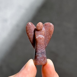 レッドアベンチュリン  ミニミニエンジェル42◇Red Aventurine Angel◇天然石・鉱物・パワーストーン