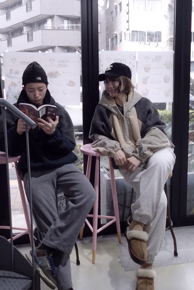 （select）ボアアノラックパーカー