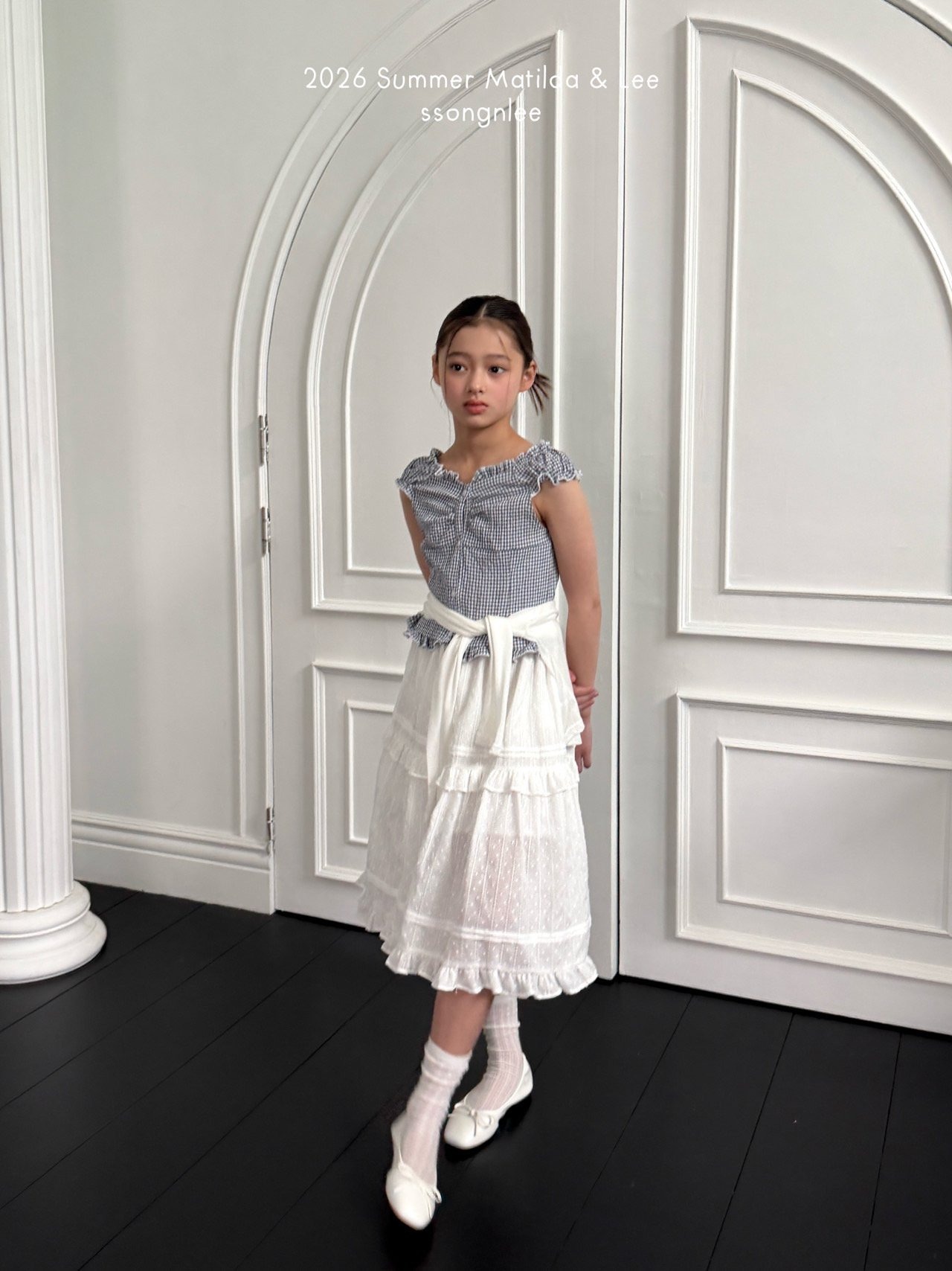 [Matilda&Lee] Eyelet Long Skirt / [마틸다앤리] 아일렛롱스커트