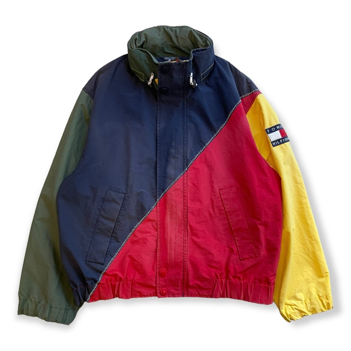 90s TOMMY HILFIGER(トミーヒルフィガー) Color Block Sailing Jacket 