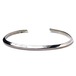 [ERICK A NICOLAS BEGAY] Navajo Fred Harvey Style Silver Bangle Triangle Plain