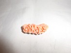 薔薇珊瑚帯留 pink coral work Obi sash clip(No4)