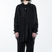 Crazy Pattern Long Shirt -  "Silk＆Cupua"  Black