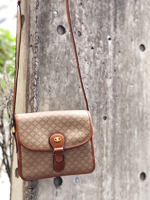 CELINE セリーヌ マカダム トリオンフ ポシェット スクエア ショルダー  