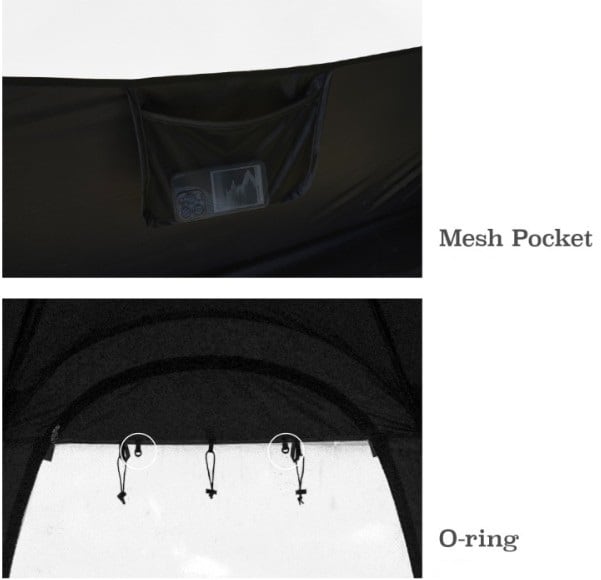 ワンタッチテント ポップアップテント TPU 透明 冬季 Hobakホバク