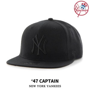’47 Brand 「"New York Yankees" CAPTAIN Black×Black」